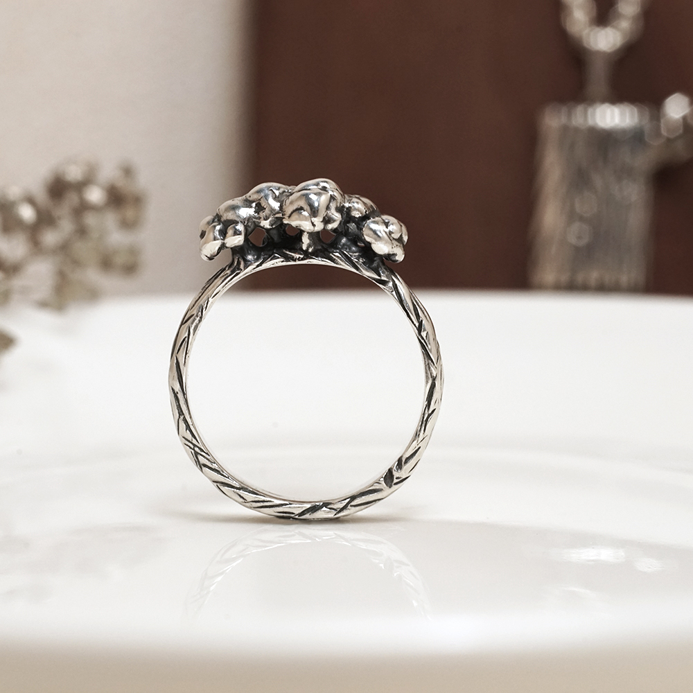 限量絕版設計 愛之樹  925純銀戒指