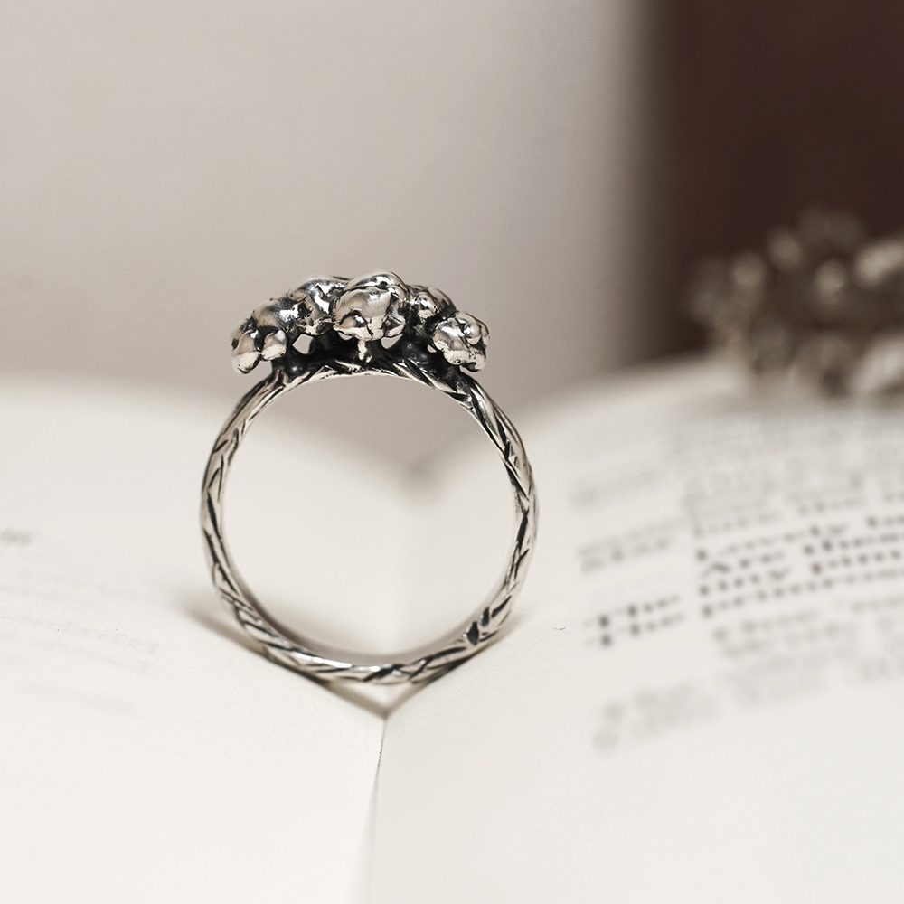 限量絕版設計 愛之樹  925純銀戒指