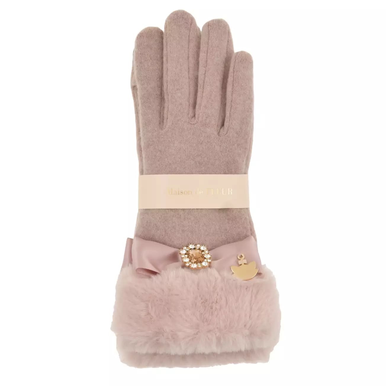 DISNEY [Maison de FLEUR] Marie Cat Gloves Bijou Ribbon