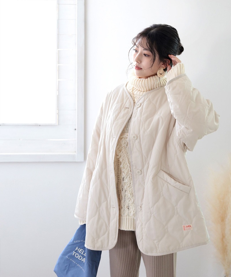 日牌 Java Women's Oversize Quilted Coat