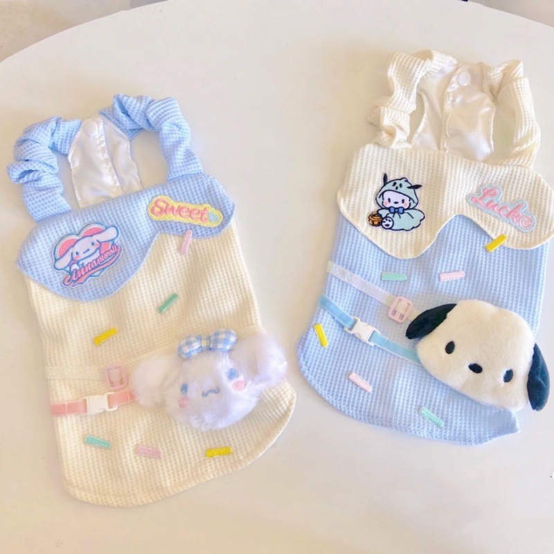 宠物衣服 小吊带 可爱挂饰吊带衣