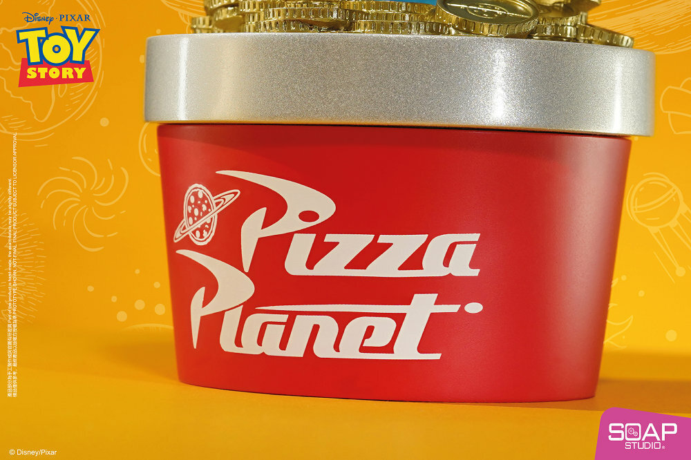 Soap Studio 玩具總動員 三眼怪金幣尋寶派對收納盒細節照