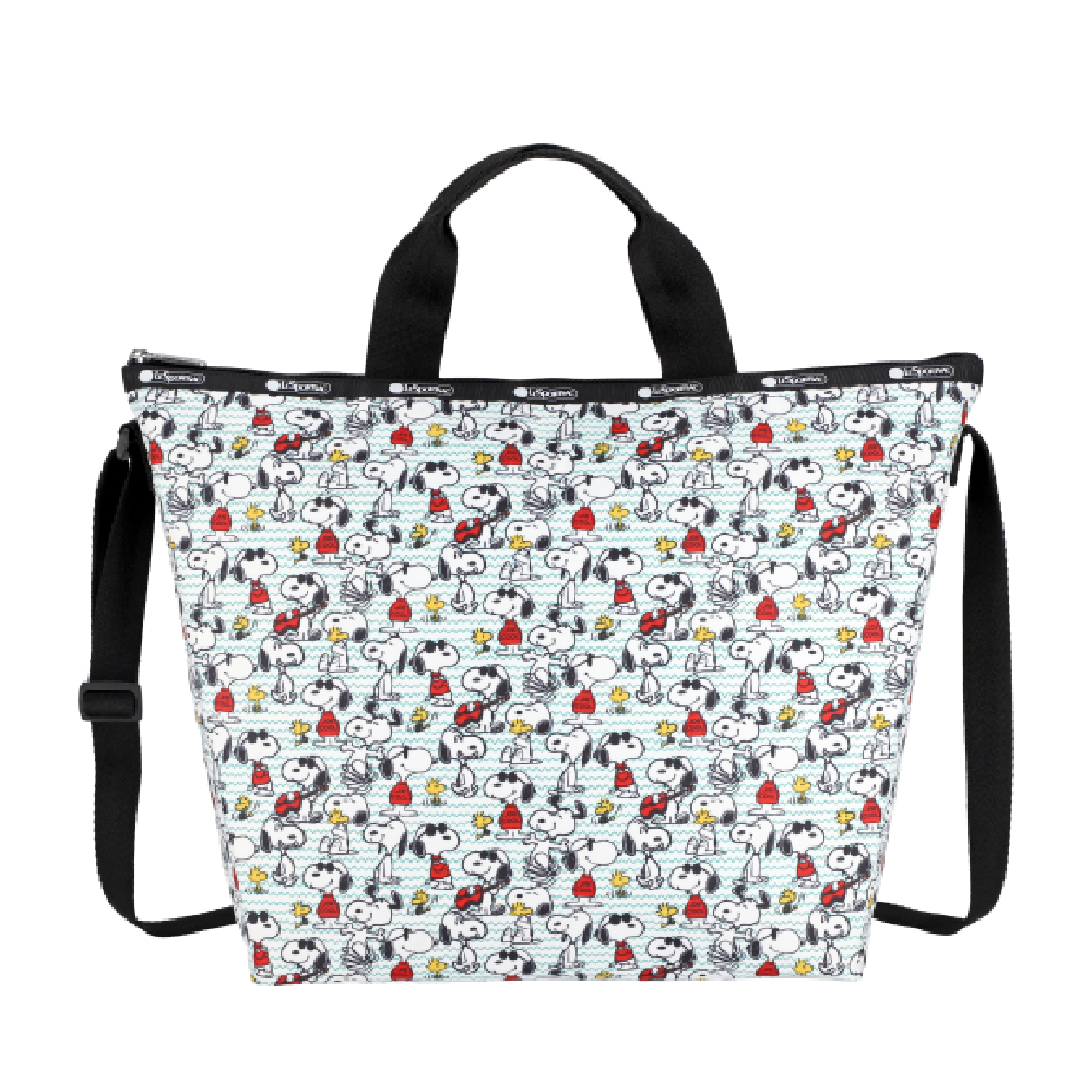 LeSportsac - DELUXE EASY CARRY TOTE 兩用托特包 - PEANUTS 史努比與糊塗塔克