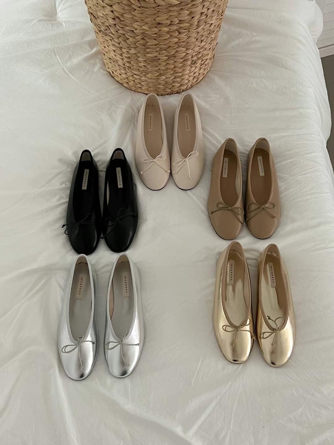 #228N41 心中優雅，美腳背的ribbon flat