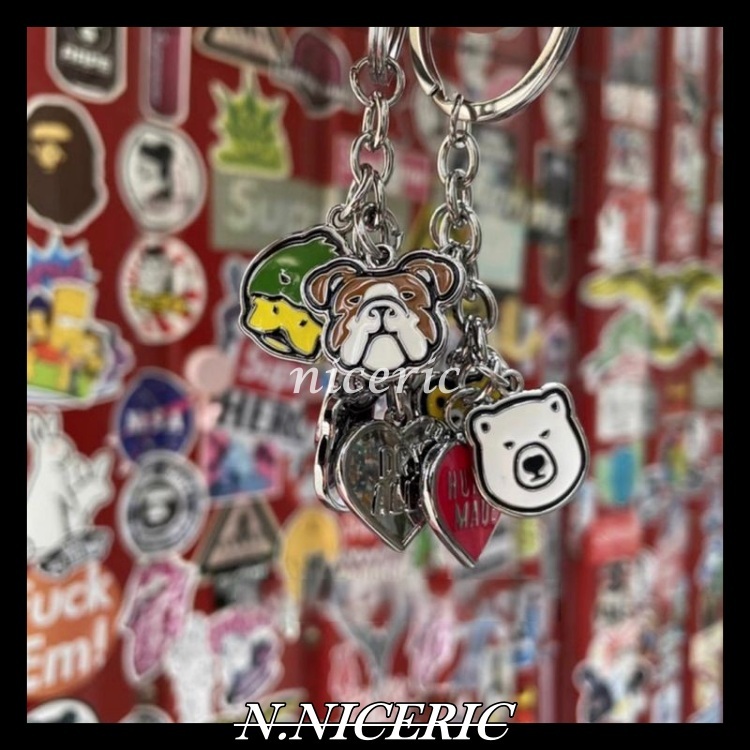 [Nice日韓歐美代購］HUMAN MADE ANIMAL KEY愛心動物園系列 鑰匙圈 掛飾 配件 吊飾 裝飾品 潮物