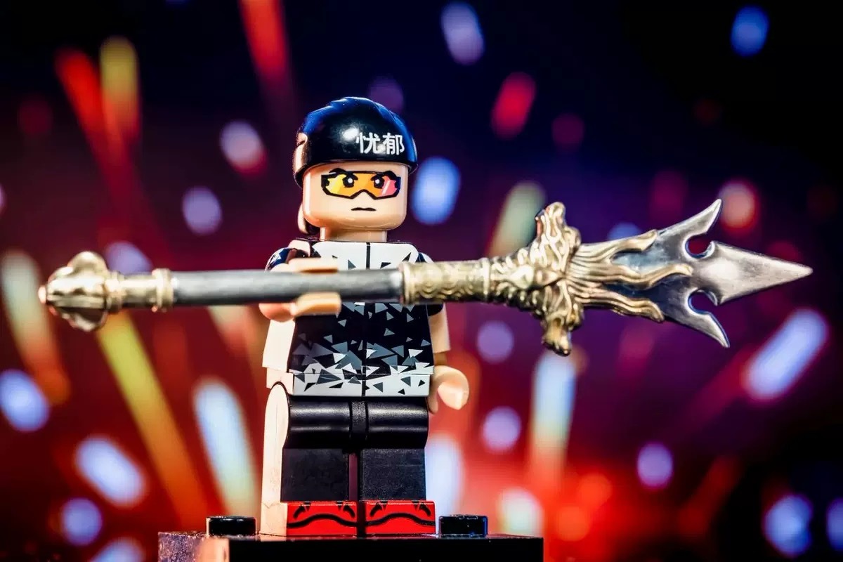 【Minifigs.Factory】三尖兩刃槍 金屬版 (僅武器)