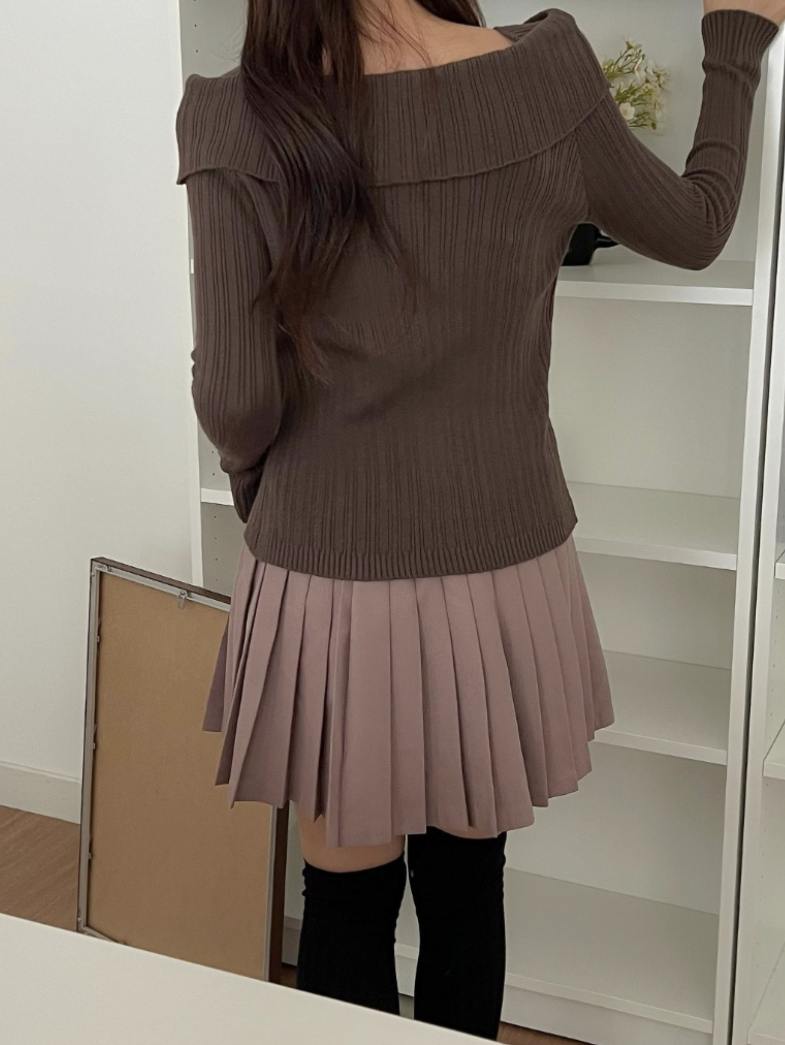 ❲現貨❳ 優美肩頸線條，方領排鈕上衣 (3色)