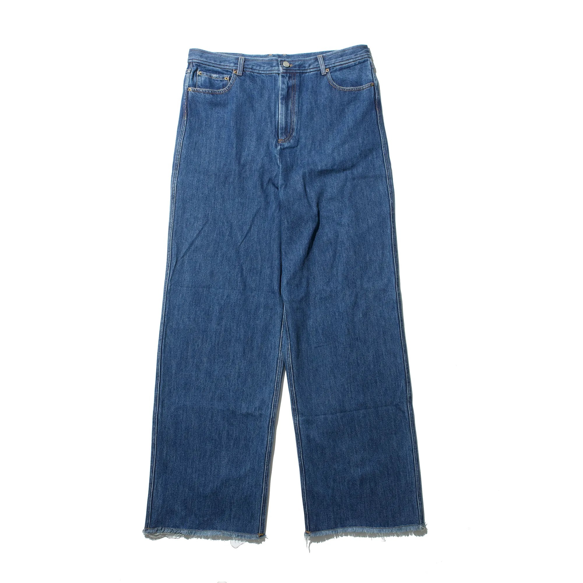 Plateau  wide leg denim 藍色