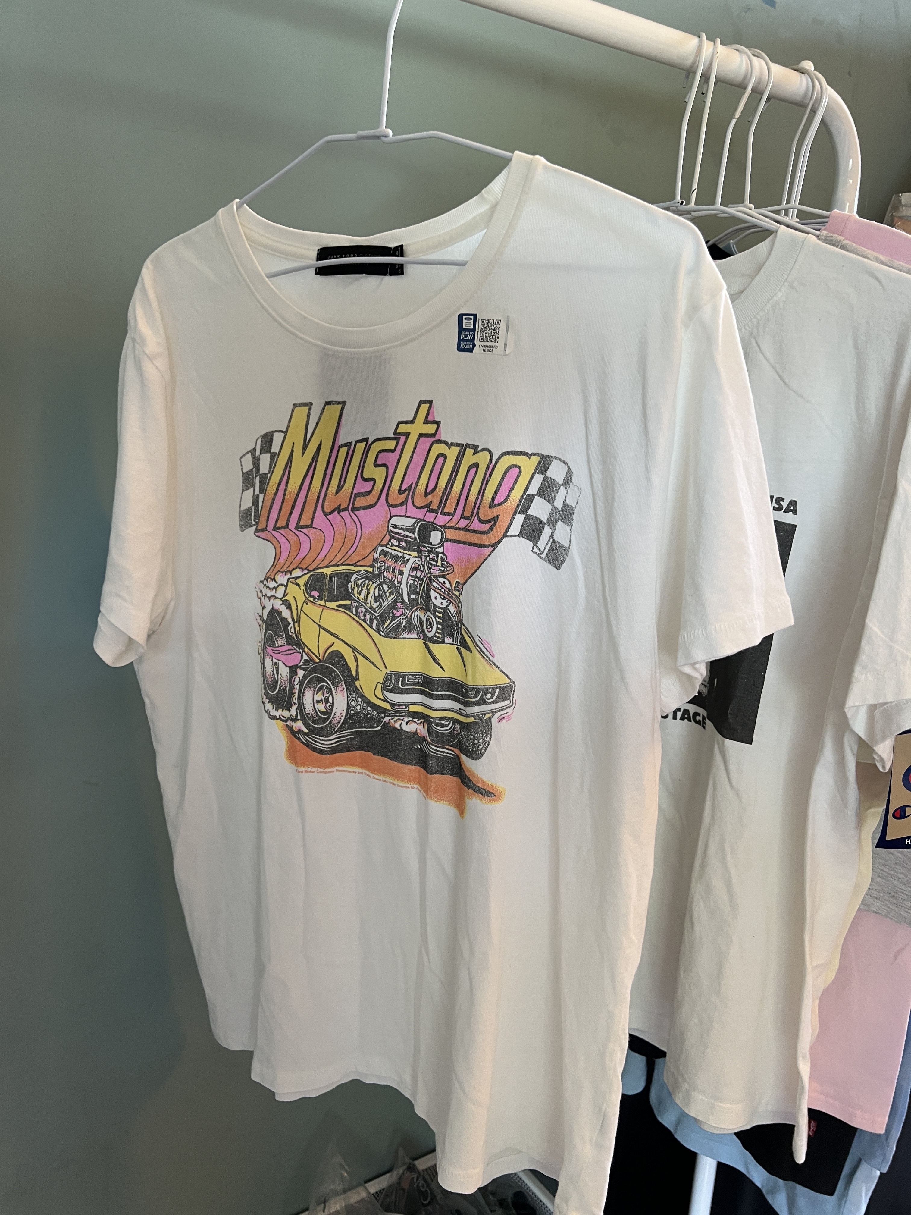 JUNK FOOD 復古美式短袖踢恤Mustang t-shirt