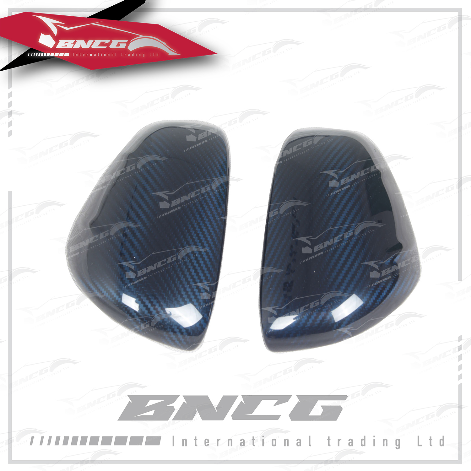 Smart 改裝 卡夢 藍色乾碳纖維 空力套件 Mansory款 照後鏡 後視鏡殼