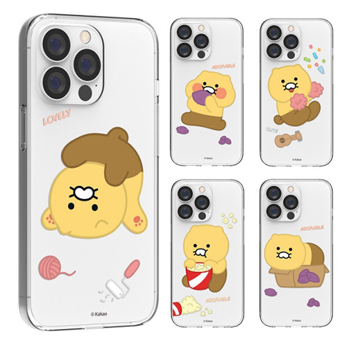 Kakao Friends - Clear Soft Case - 春植系列透明防撞手機保護軟殼 16 S25 S2