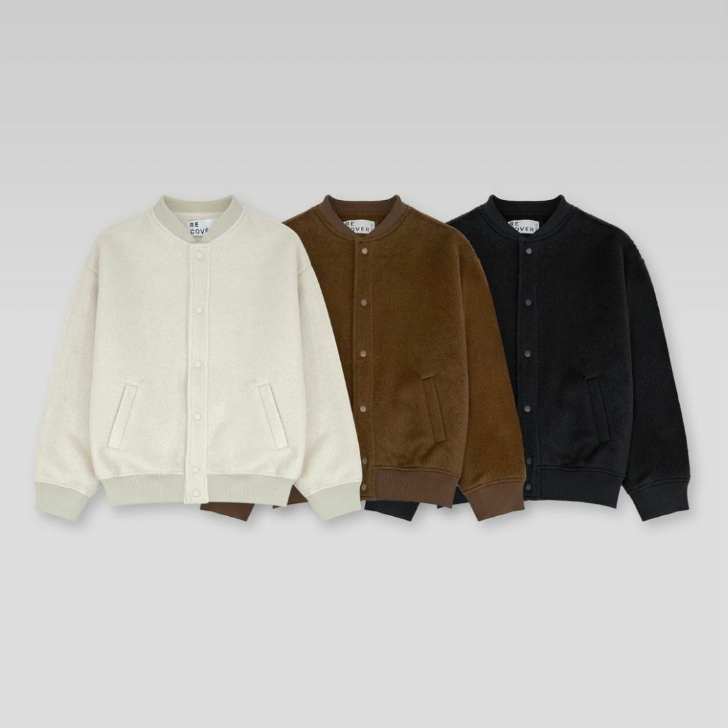 淨色開胸外套 RECOVER-008JK