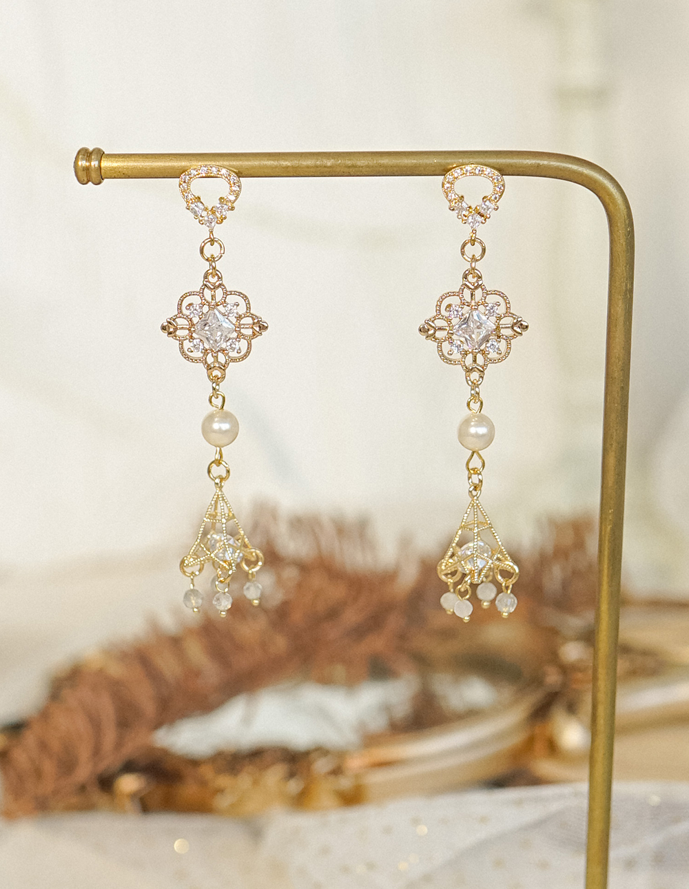 by mii✧立體金字塔耳飾