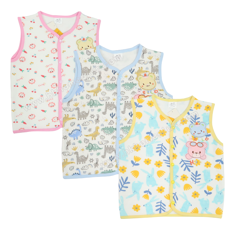Koma Land: 童裝印花夾絲背心 BE4105 (19-25 碼)