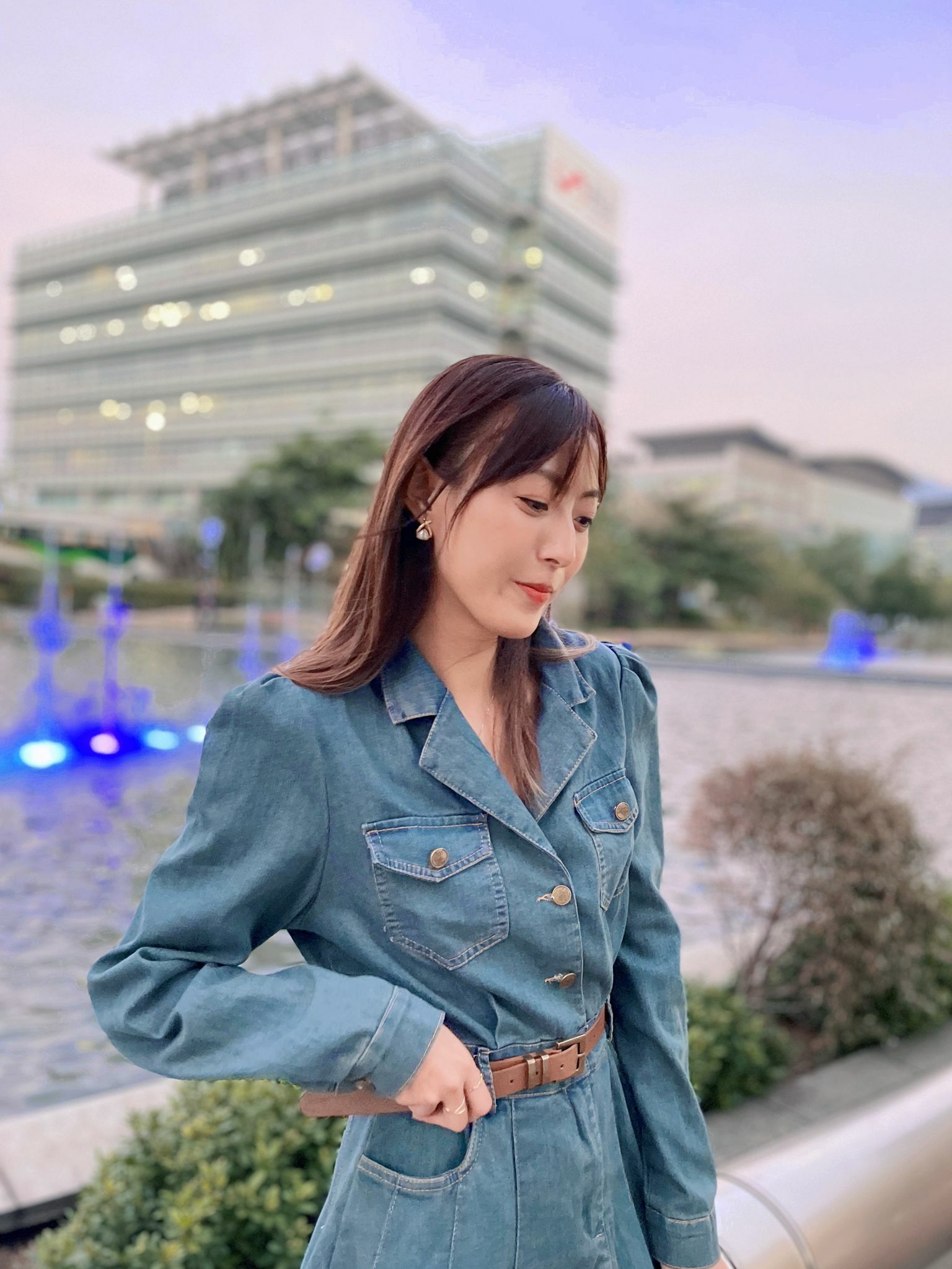 OP#5424 🤍復古水彩連身裙