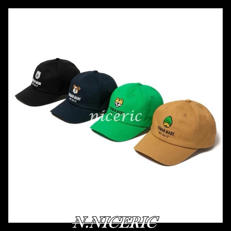 [Nice日韓歐美代購］Human made帽子 23SS 熊狗鴨虎動物刺繡棒球帽 human made老帽 棒球帽