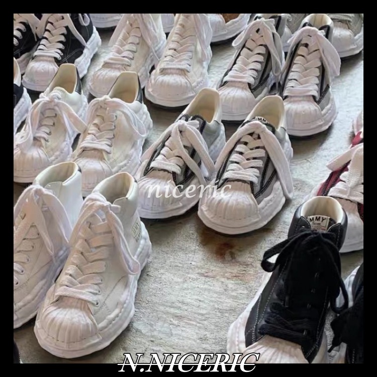 [Nice日韓歐美代購］預購Mihara Yasuhiro三原康裕冰淇淋鞋 貝殼頭溶解鞋帆布鞋余文樂板鞋 潮鞋👟