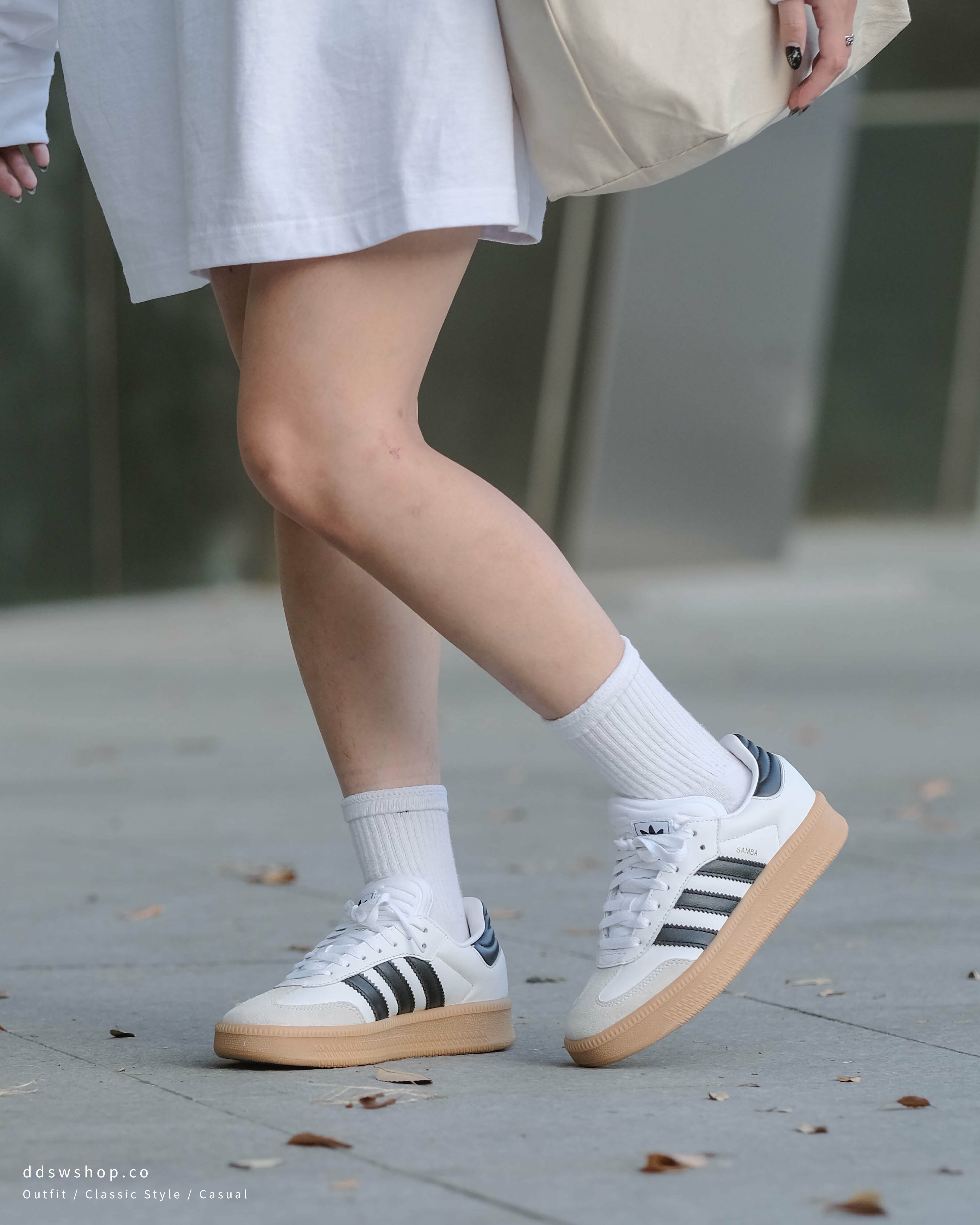 Adidas Originals Samba XLG 厚底白色IE1377