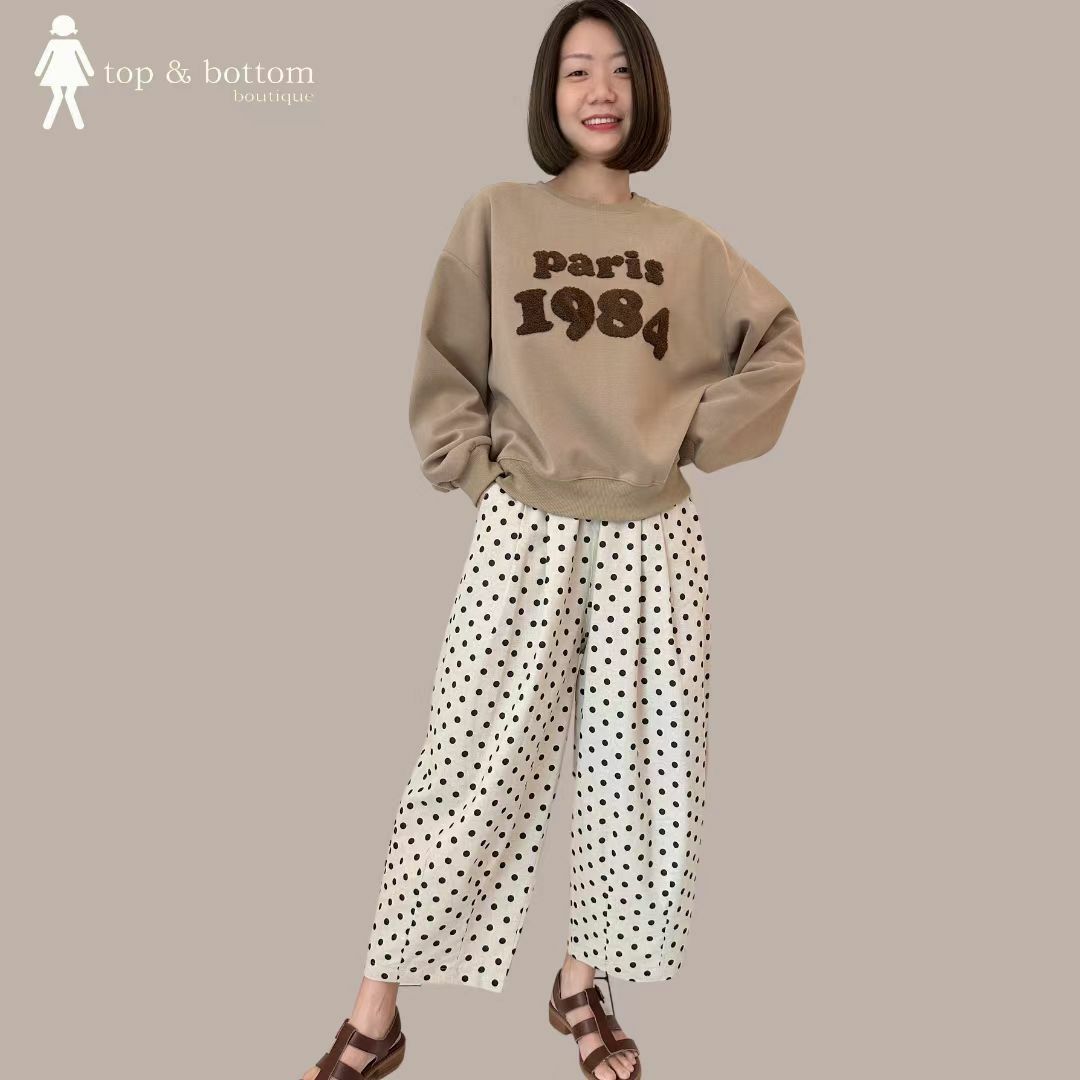 POLKA DOT HAREM PANT