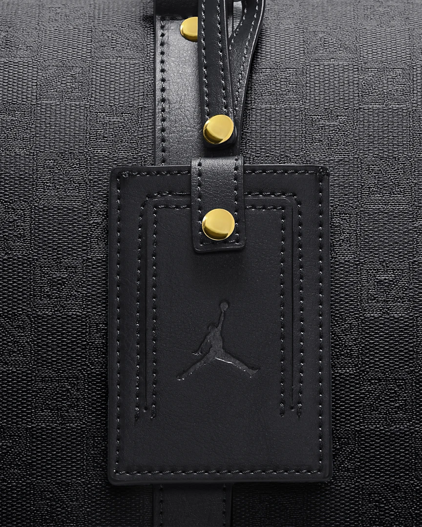 Nike Jordan Monogram Duffle 棋盤格行李袋高級黑