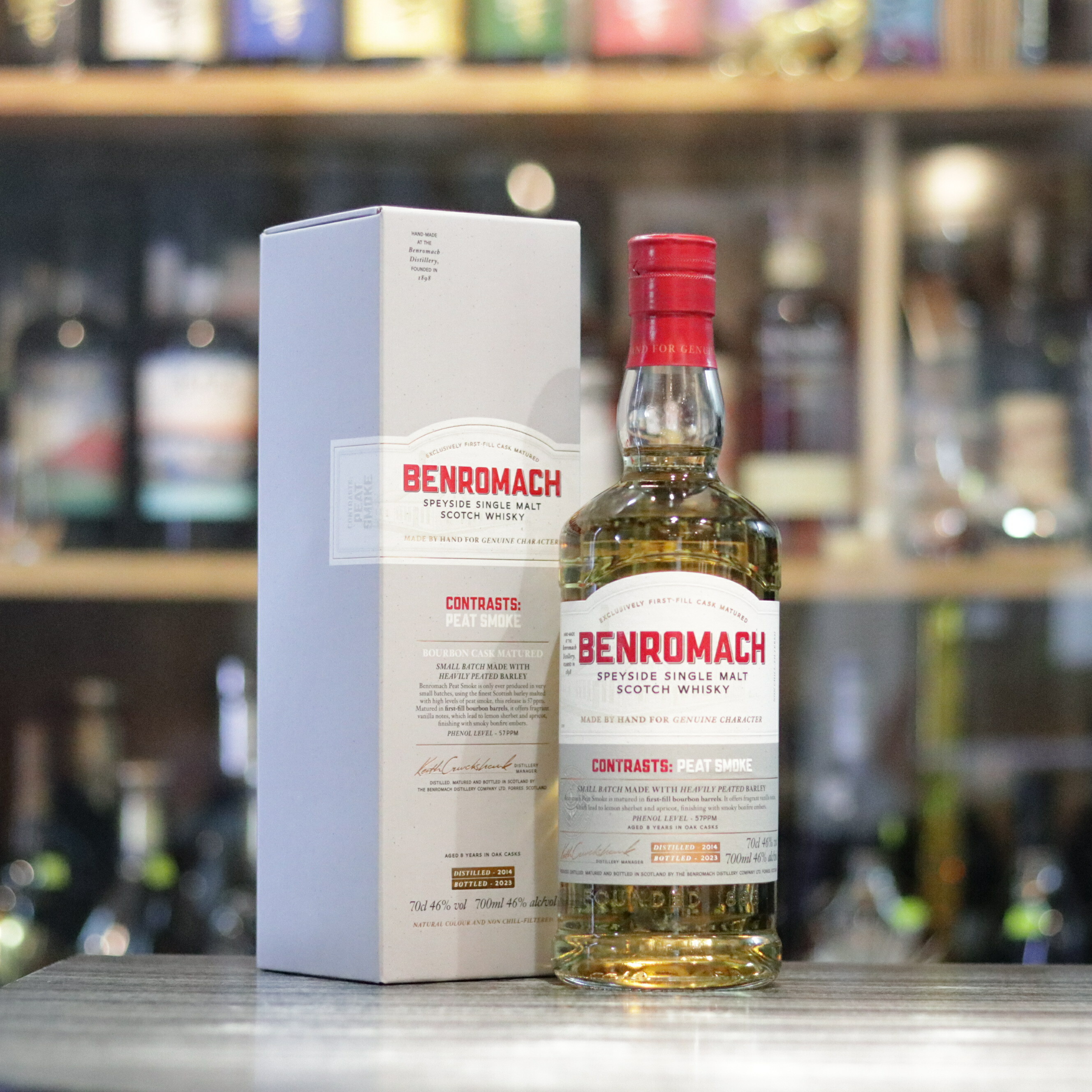 Benromach Contrasts : Peat Smoke 8 Year Old 2014 - 70cl/46%