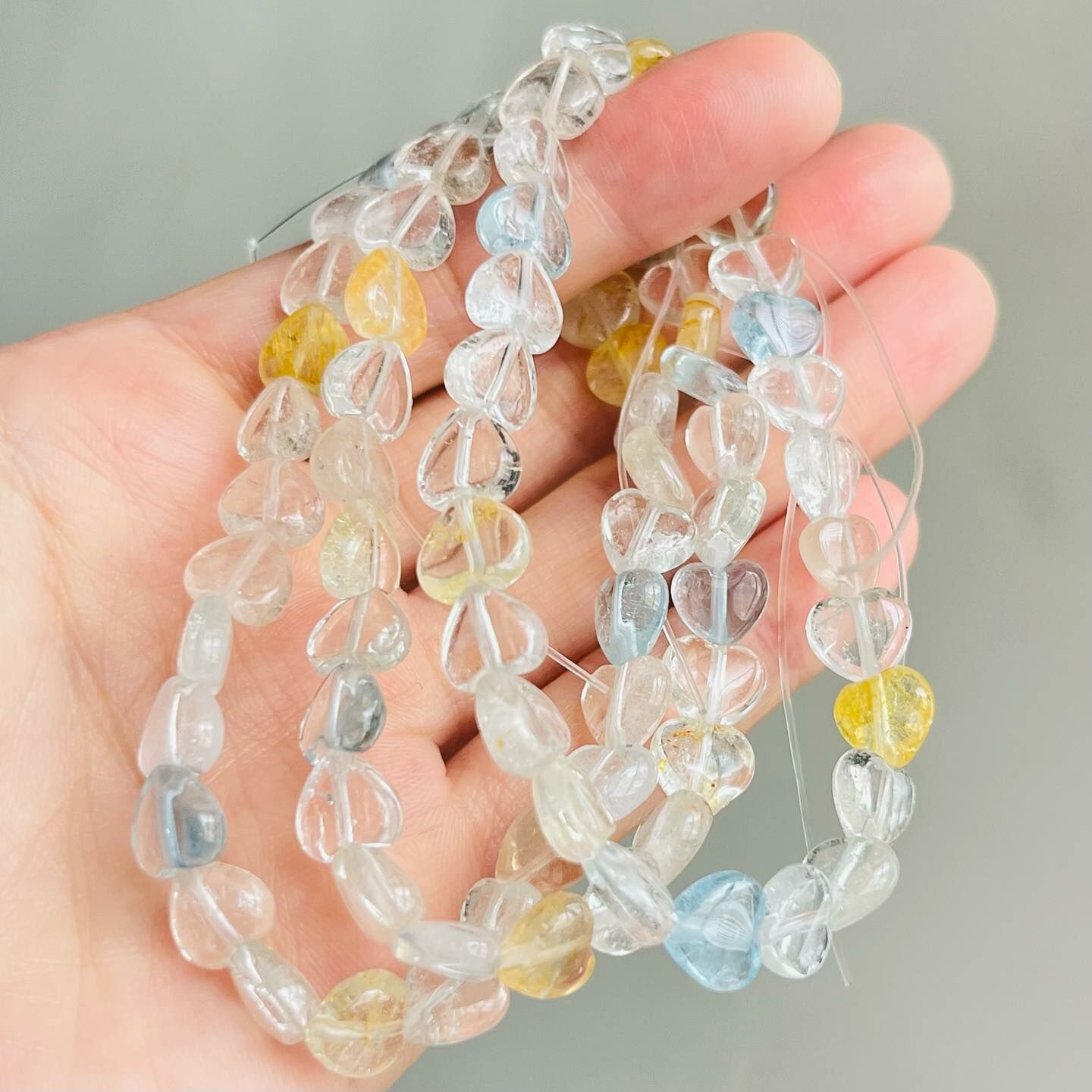 [原石] 托帕石 藍托帕石 黃托帕石 白托帕石 水晶手串 水晶手鍊