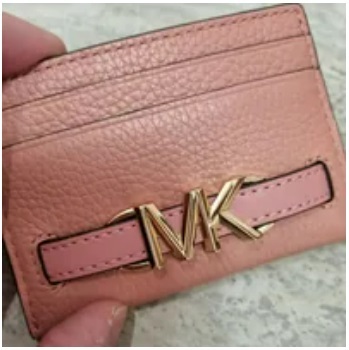 [S] MICHAEL KORS 35S3G6RD3L LG CARD HOLDER LEATHER ,PRIMROSE, 196237079657 (SMK647)