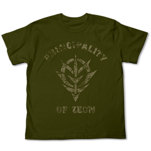 Cospa 1006  ジオンかすれプリントＴシャツ [機動戦士ガンダム] MOSS