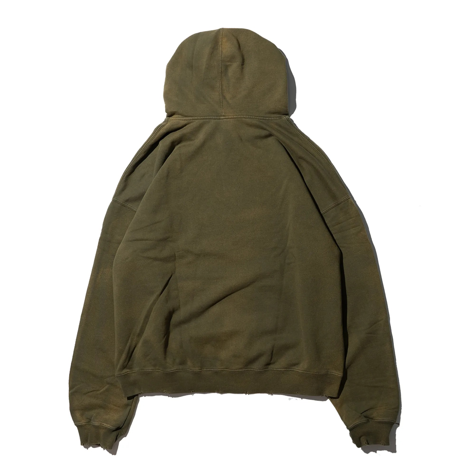 Plateau washed graphic hoodie 橄欖綠