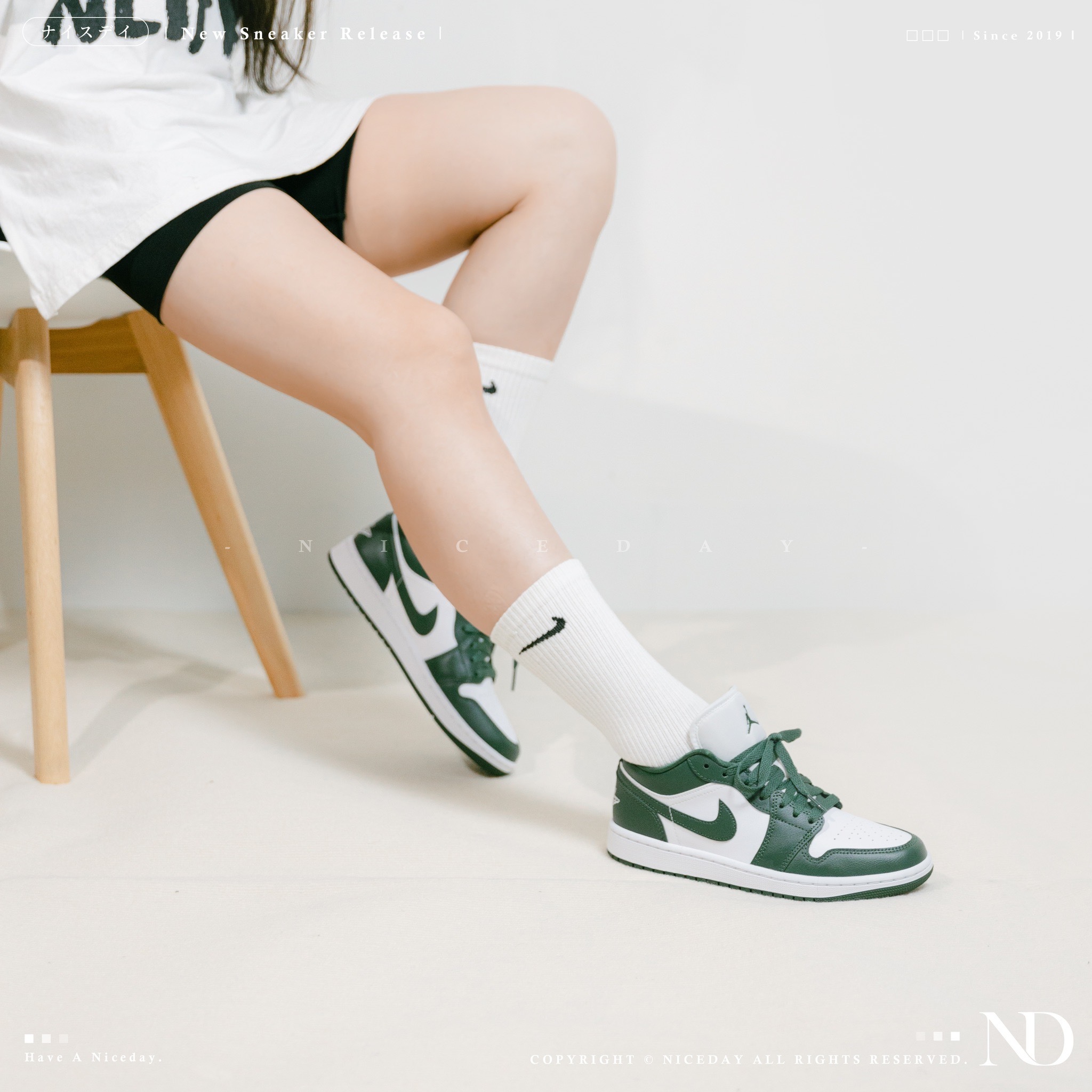 NICEDAY 現貨 Air Jordan 1 Low Galactic Jade 祖母綠 男女尺寸 女款 DC0774-113