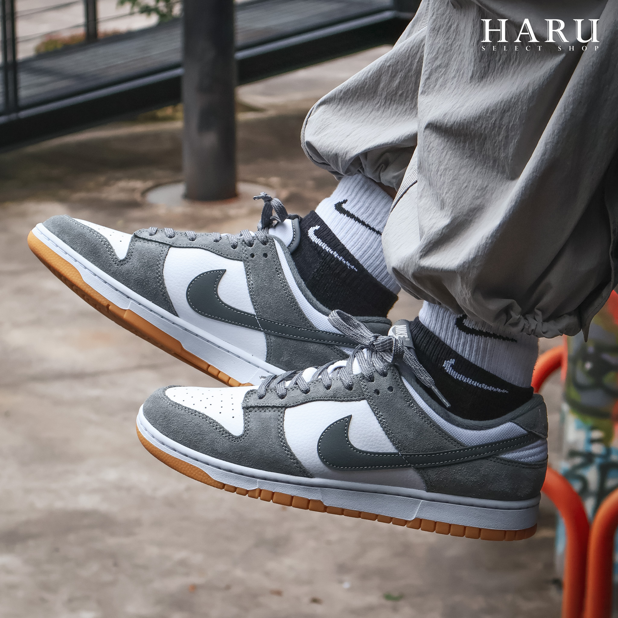 Nike Dunk Low "Grey Gum" 灰白 生膠 灰口香糖 男生復古休閒鞋 FV0389-100