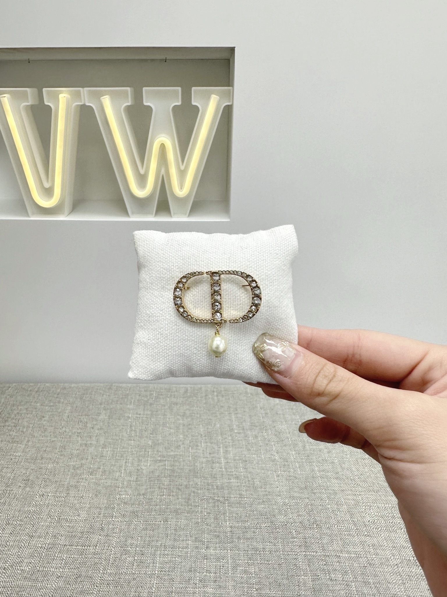 Dior Petit CD Brooch