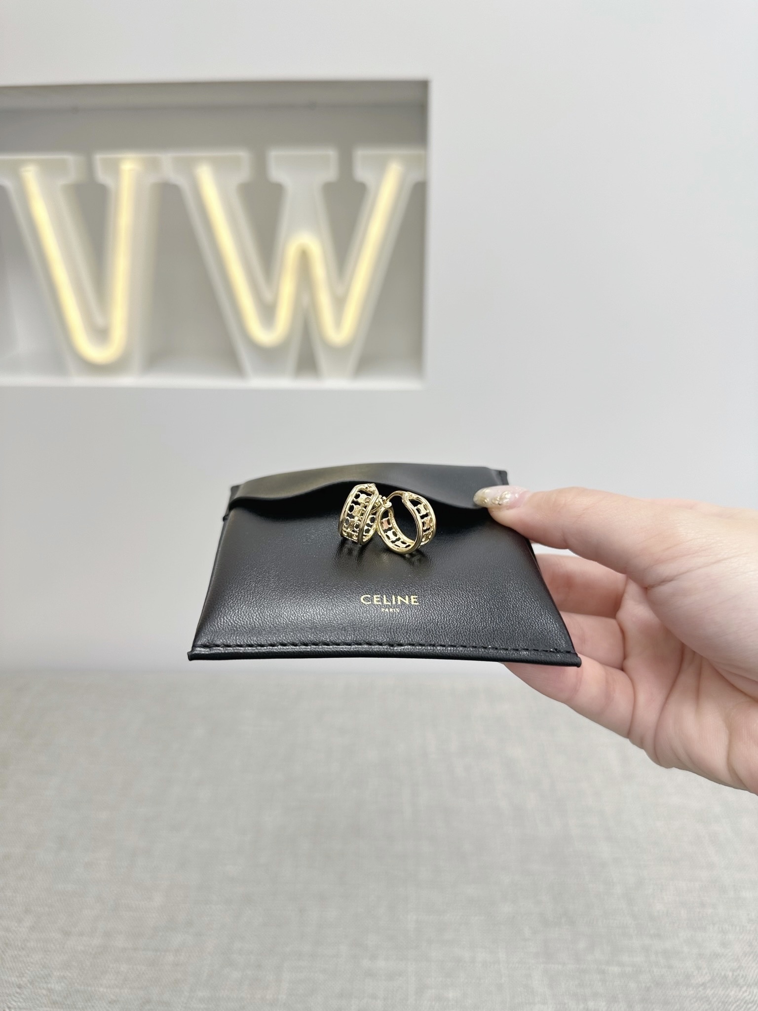 Celine Triomphe Multi Hoops