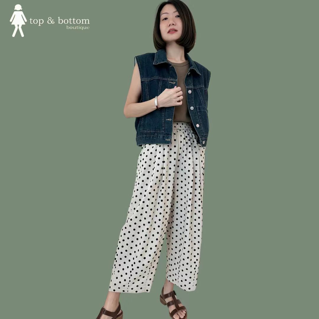 POLKA DOT HAREM PANT