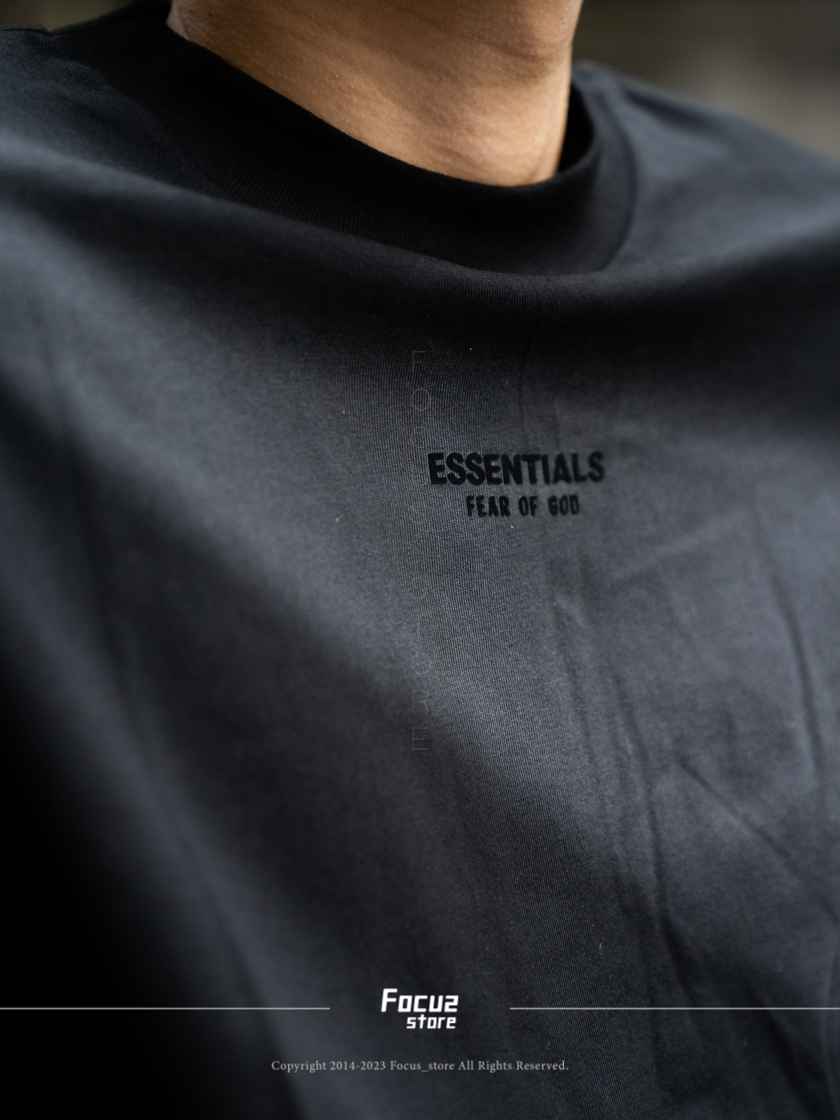 【ESSENTIALS】Essentials Tee/Jet Black(125BT232000F) Essentials Tee Jet Black