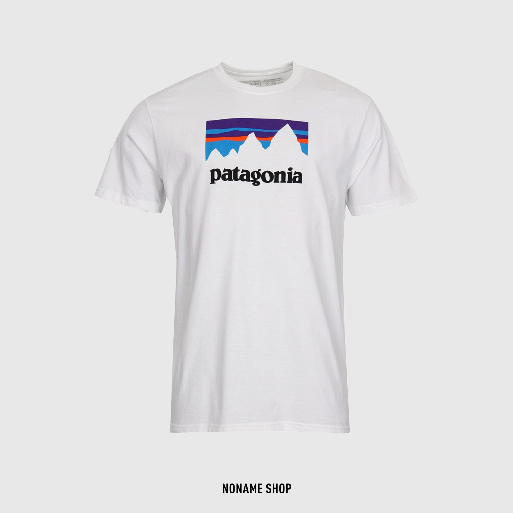 PATAGONIA 印花 LOGO 短袖 白色 (男款)