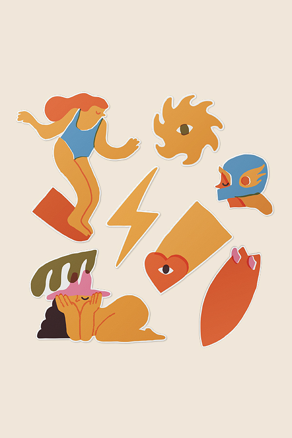 KOOKUMBRA - BALI BEACH BUM 貼紙組