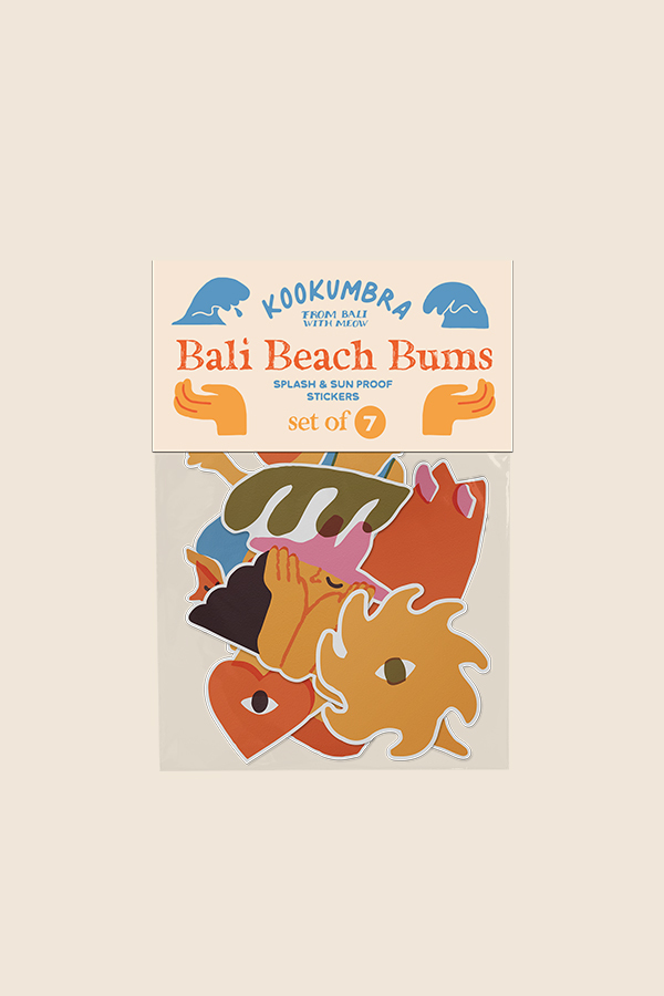 KOOKUMBRA - BALI BEACH BUM 貼紙組