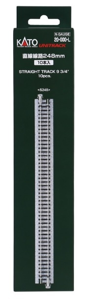 Kato 20-000-L N規 直軌 248mm.10入