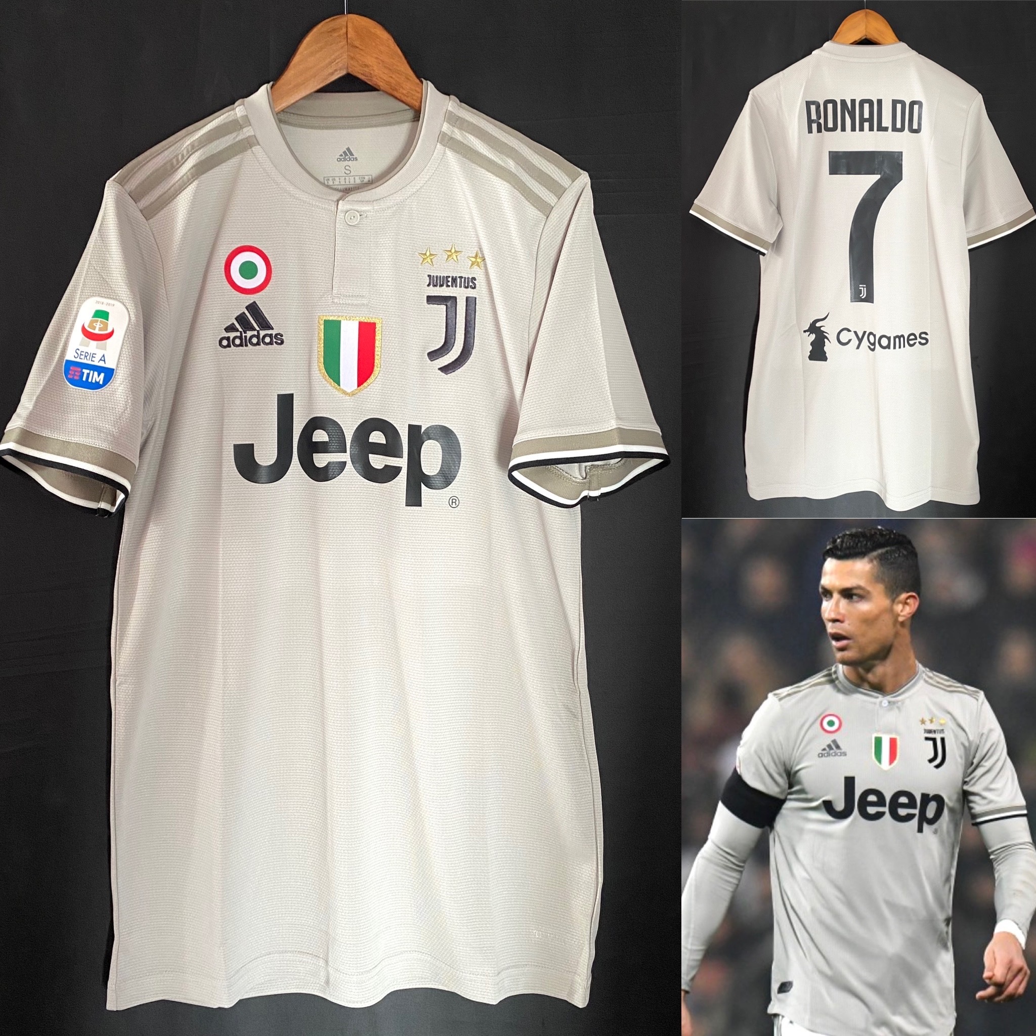 (BNWT) Juventus 2018-2019 Adidas Away Shirt #7 RONALDO