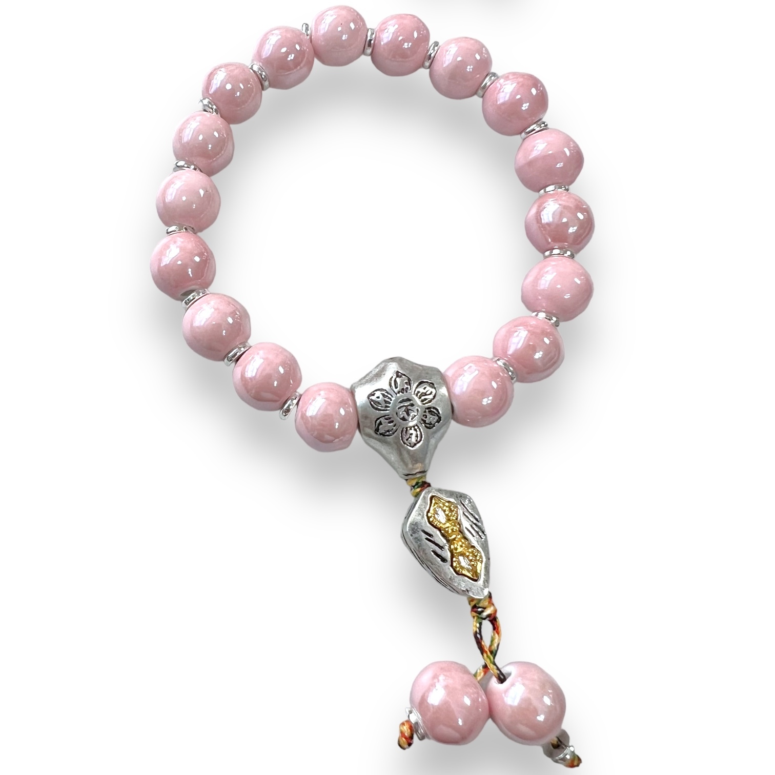 260116 - A3 10mm+雍宮陶瓷珠粉色手串（送布袋） (3月頭到貨只限尖沙咀門店自取）