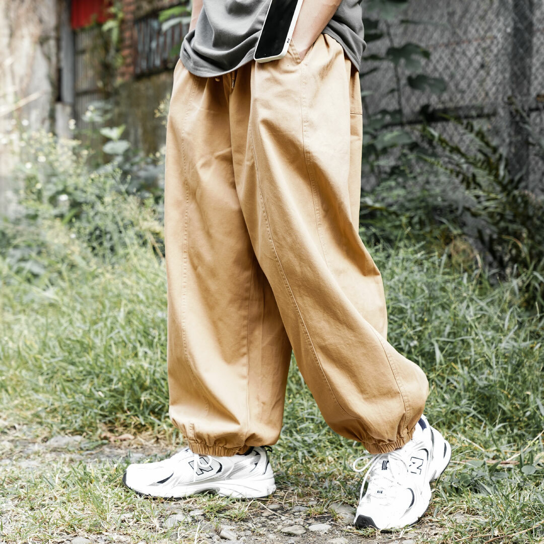 QIAO - 日系寬鬆燈籠褲