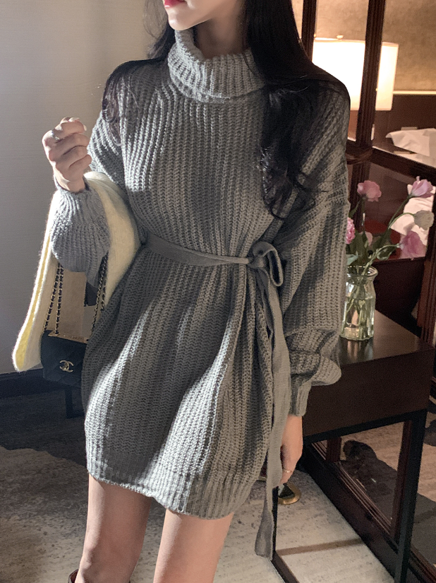 針織連身裙