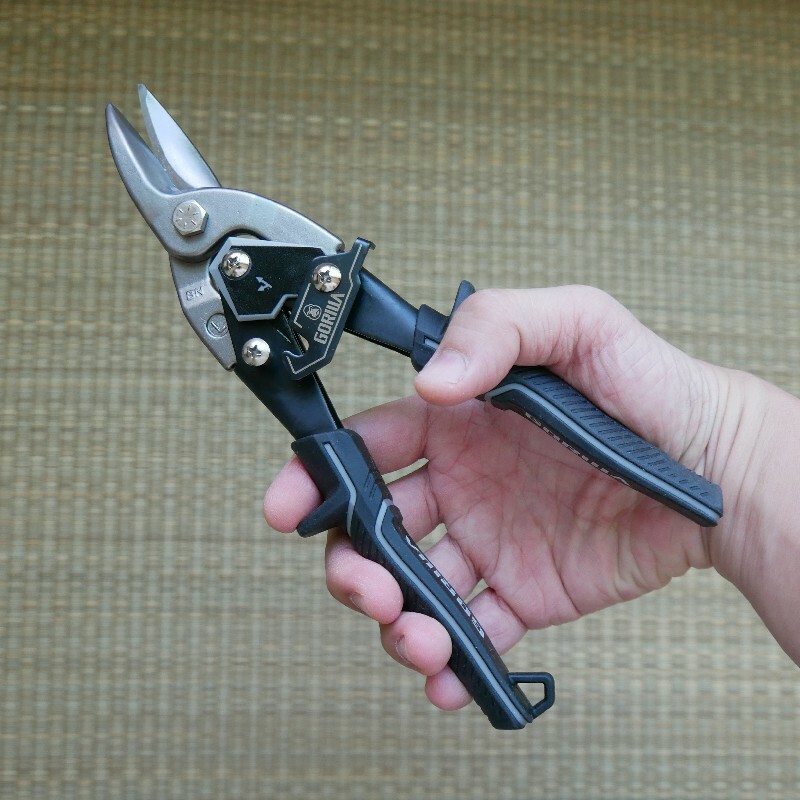 【Gorilla】超省力鐵皮剪刀（左彎剪）