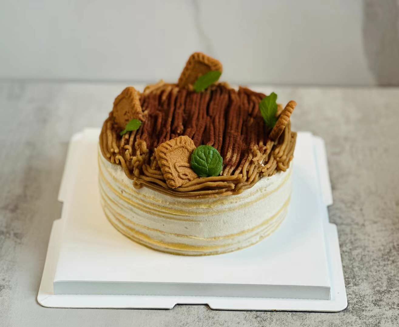 綿密栗子千層蛋糕