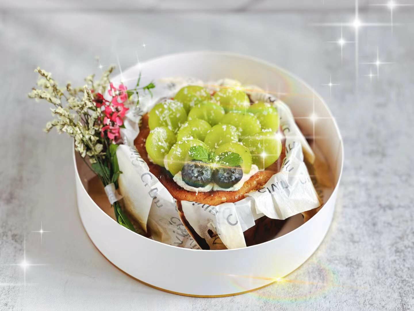 香印提子巴斯克芝士濃情蛋糕