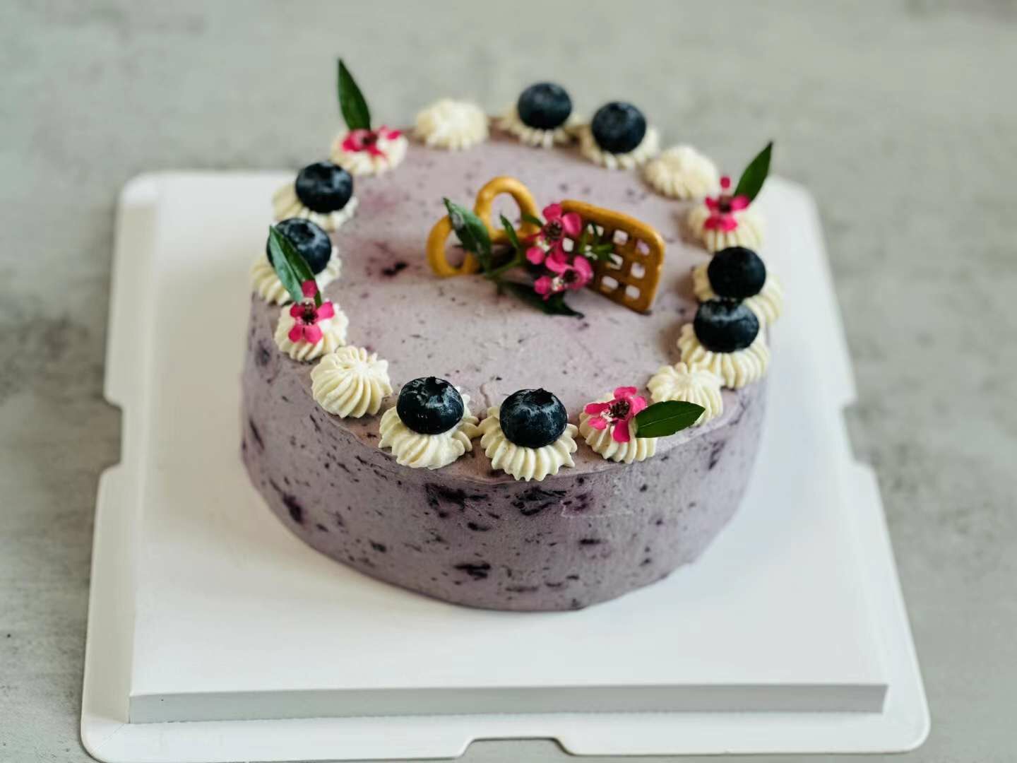 香醇藍莓戚風蛋糕