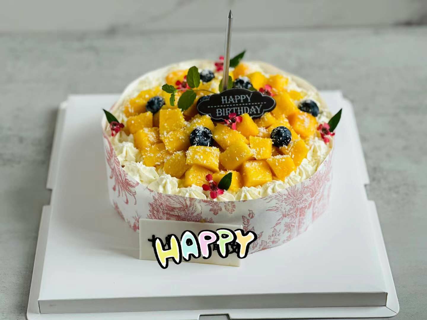 芒果濃情巴斯克蛋糕