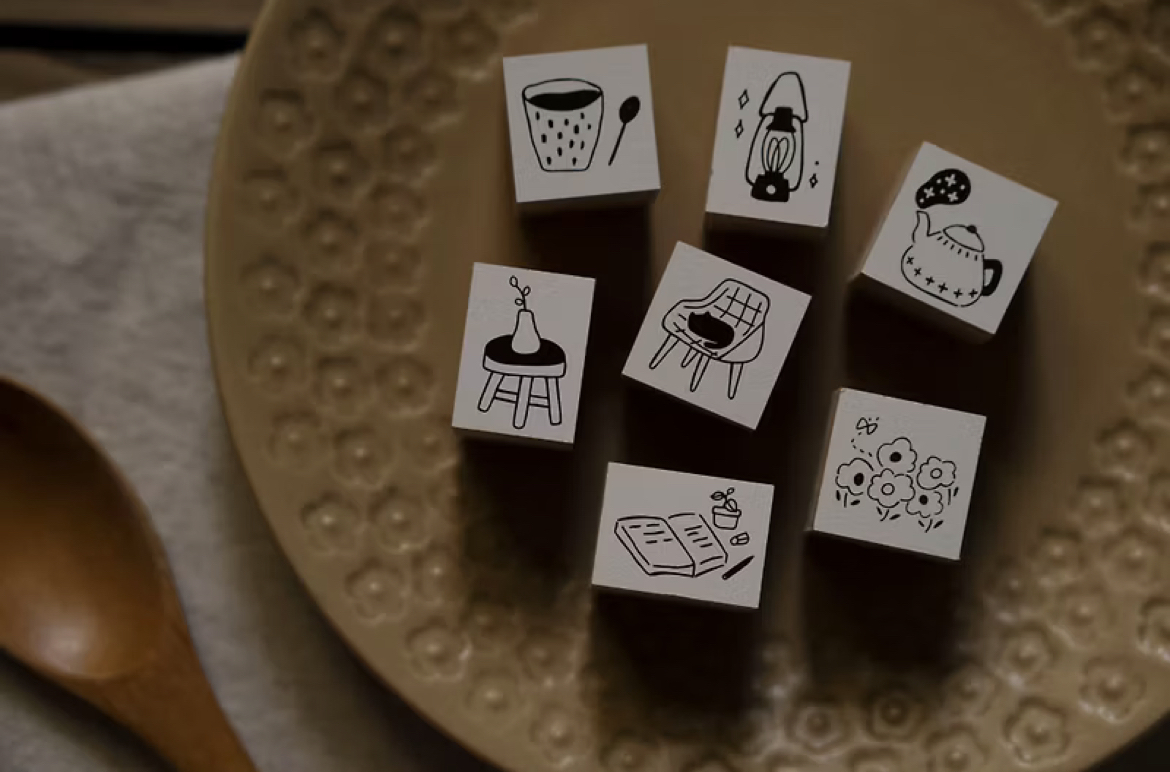 日常的小印章 橡皮印章｜森空  Mori Sora Handmade 臺灣