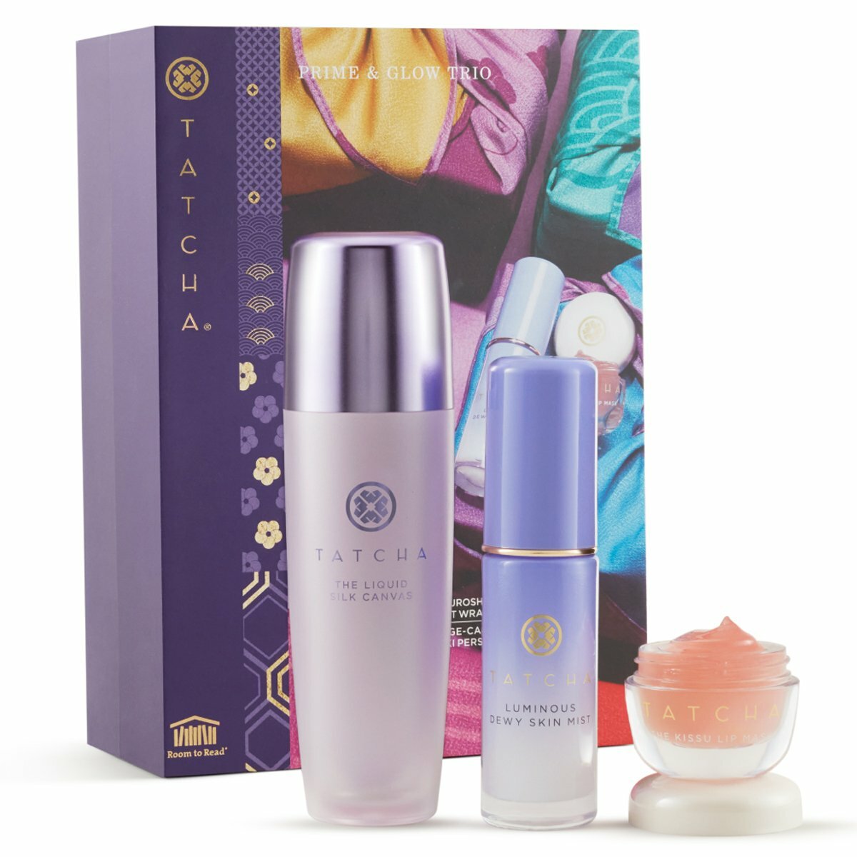 [限定] TATCHA Makeup Prime & Glow Trio 底妝亮肌護膚套裝